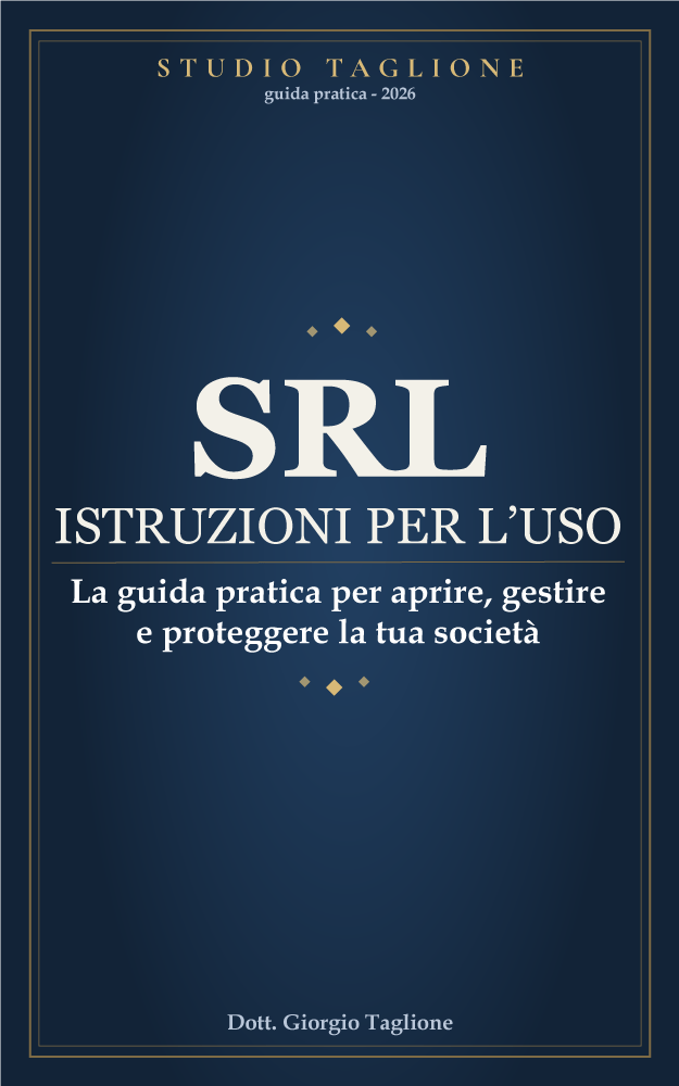 Copertina - SRL: istruzioni per l'uso, di Giorgio Taglione