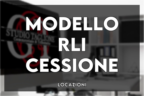Cessione Contratto di Locazione (Modello RLI)