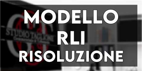 Risoluzione Contratto di Locazione (Modello RLI)